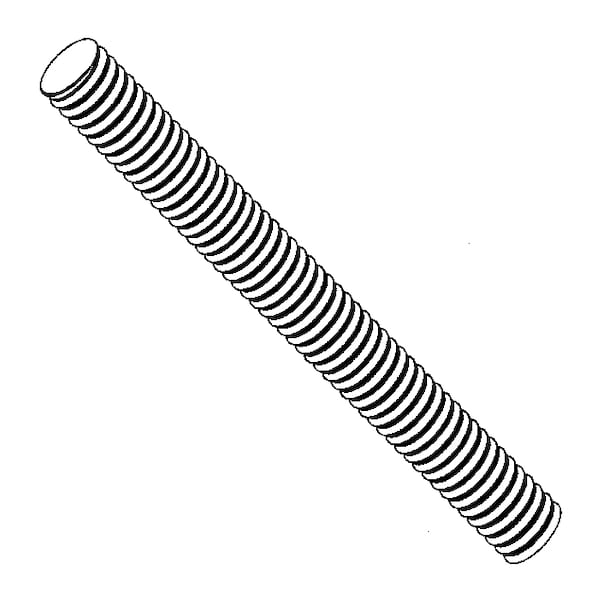 Fully Threaded Rod, 10-24, 5 PK